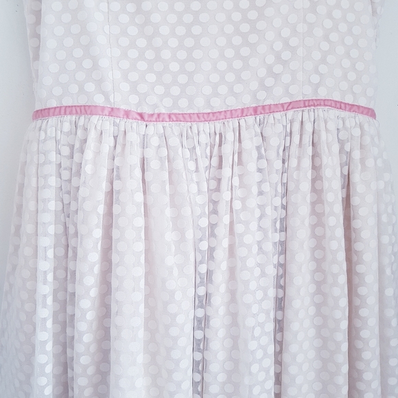 PIPPA & JULIE Ivory Tulle Polk-a-dot Tween Dress - Picture 3 of 12